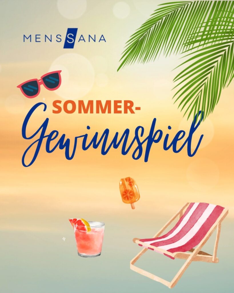 Sommer-Gewinnspiel mit MensSana 
 Schau dir das Video an, beantworte die Quizfrage & gewinne ein ex...